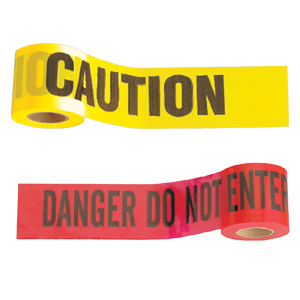 Caution/Cuidado & Do Not Enter Barricade Tape