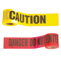 Caution/Cuidado & Do Not Enter Barricade Tape