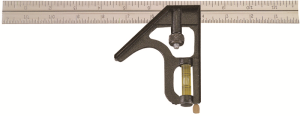 12" Heavy Duty Professional Inch/Metric Metal Combination Square