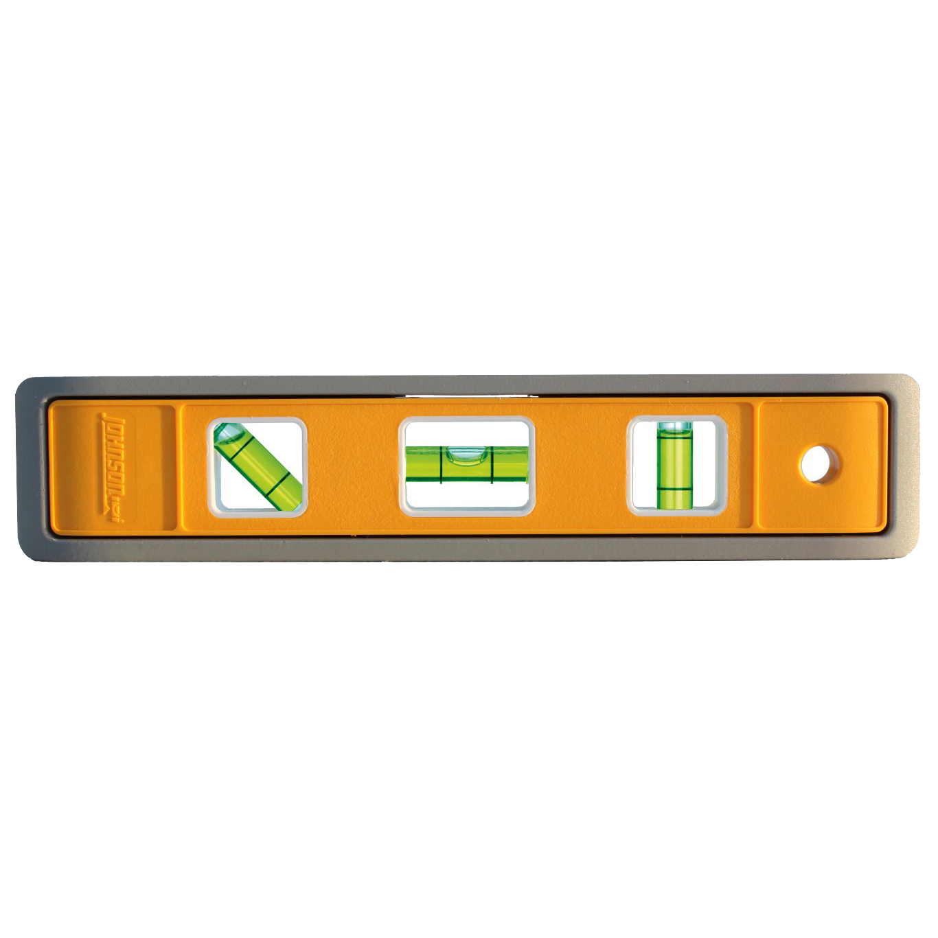 thumbnail image 2 of Johnson Level & Tool 1435-0900 Magnetic Torpedo Level - 9-Inch Glo-View Level With V-Groove 2 of 14